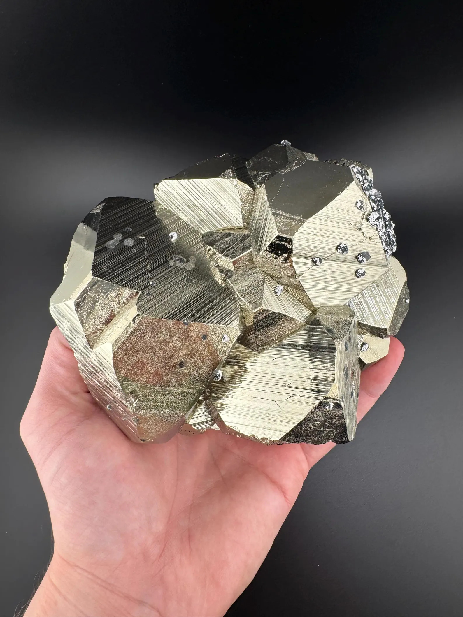 Pyrite - Large, Lustrous, Dodecahedral Specimen
